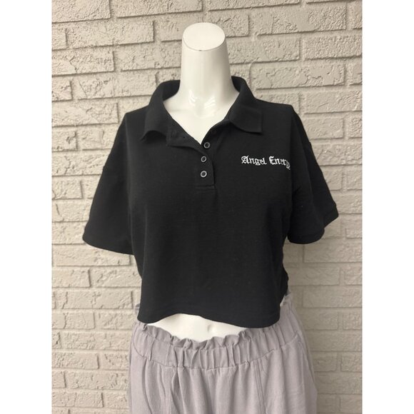 Streetwear Society Women Short Sleeve Oversized  Cropped Top Size M - Picture 1 of 7